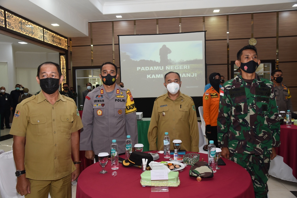 Wakil Bupati H Edyanto Arkan Menghadiri Rakorda Penanggulangan Bencana Provinsi Kaltim Di Kodam VI Mulawarman